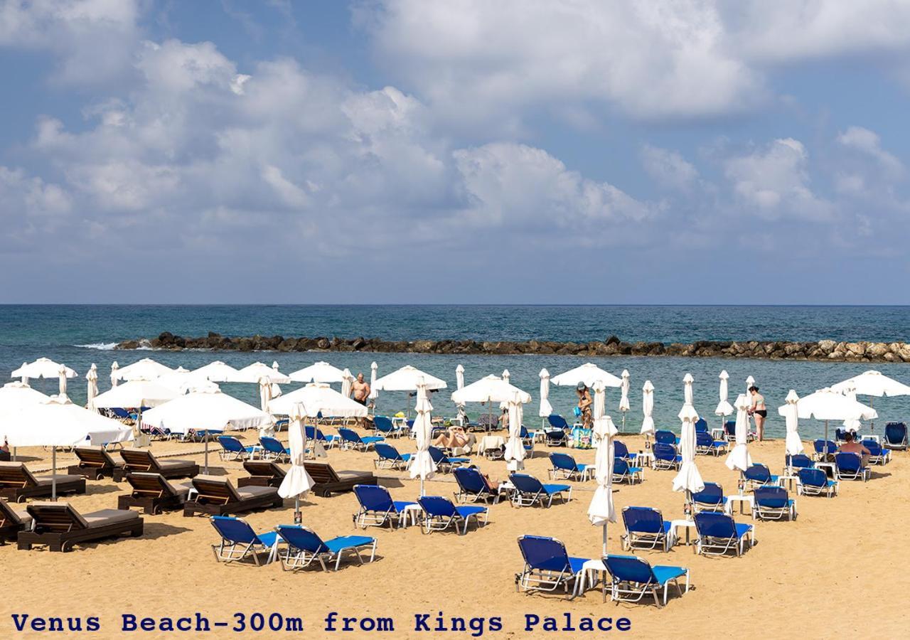 105 Kings Palace - Fabulous 2 Bed, 2 Bath, Large Patio With Garden - Sea Views Paphos Exterior photo