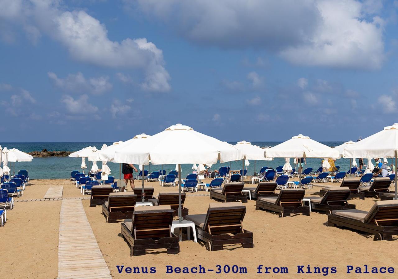 105 Kings Palace - Fabulous 2 Bed, 2 Bath, Large Patio With Garden - Sea Views Paphos Exterior photo