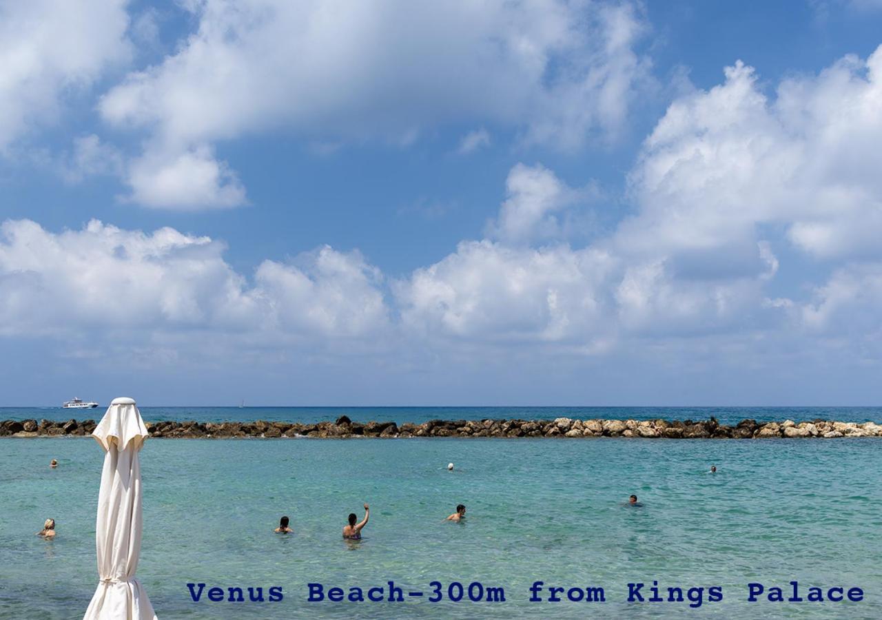 105 Kings Palace - Fabulous 2 Bed, 2 Bath, Large Patio With Garden - Sea Views Paphos Exterior photo